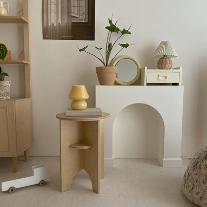 Rattan Table Lamp | Integrated LED | 24cm Diameter