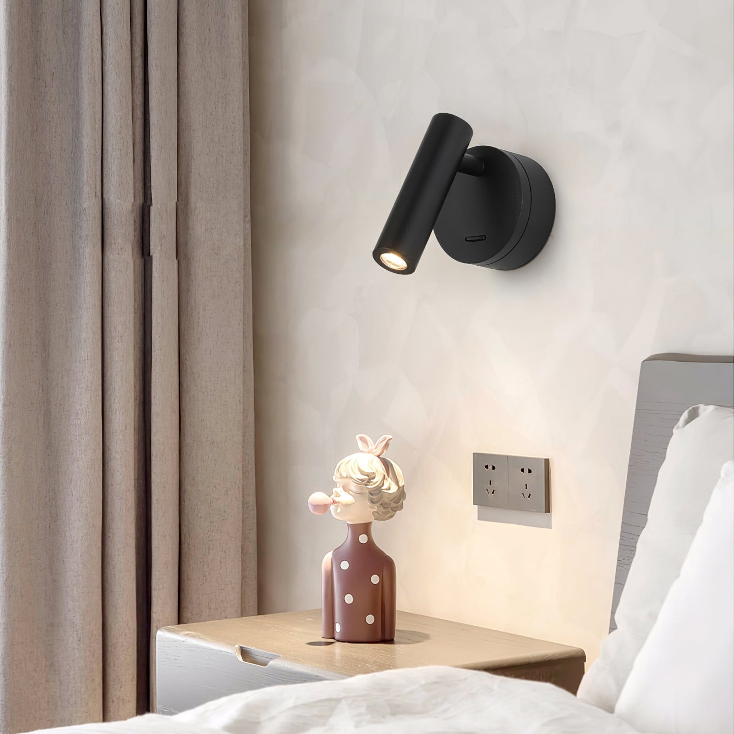 LED Wall Lamp | Metal | Adjustable 320° Horizontal & 90° Vertical
