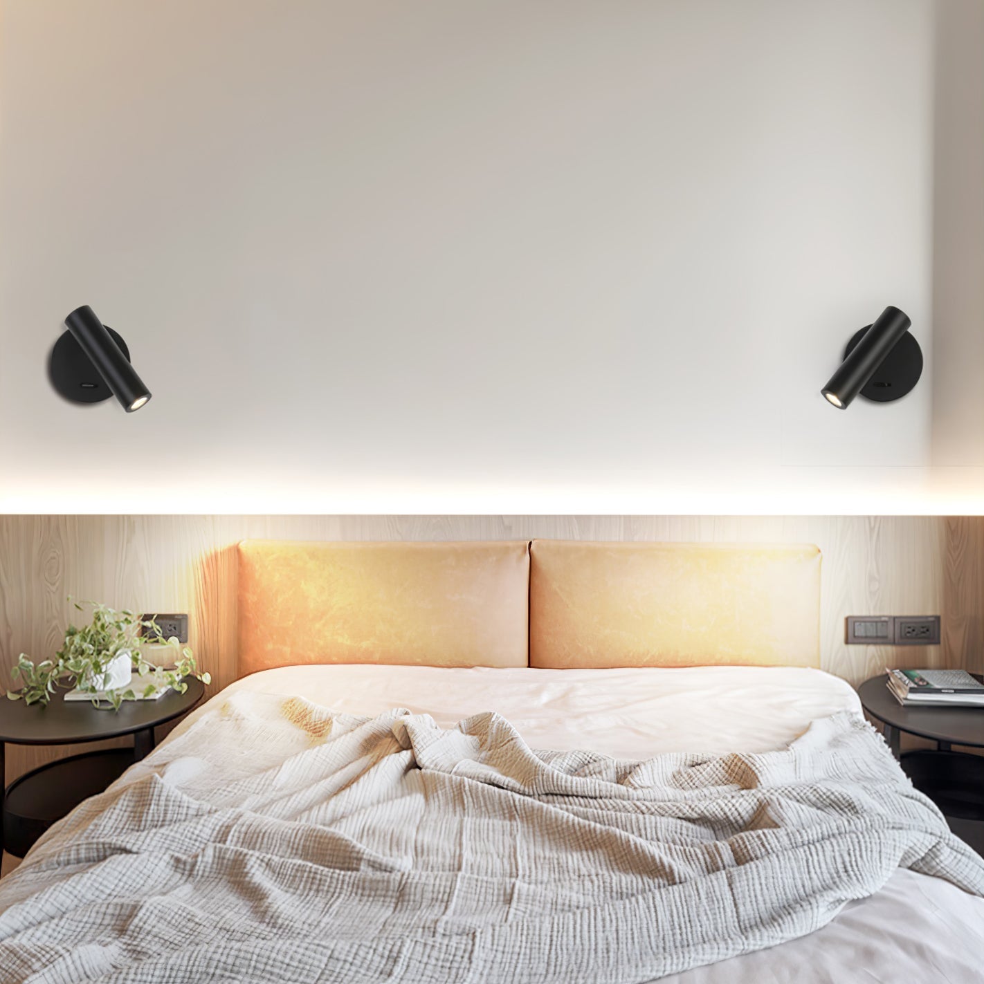 LED Wall Lamp | Metal | Adjustable 320° Horizontal & 90° Vertical