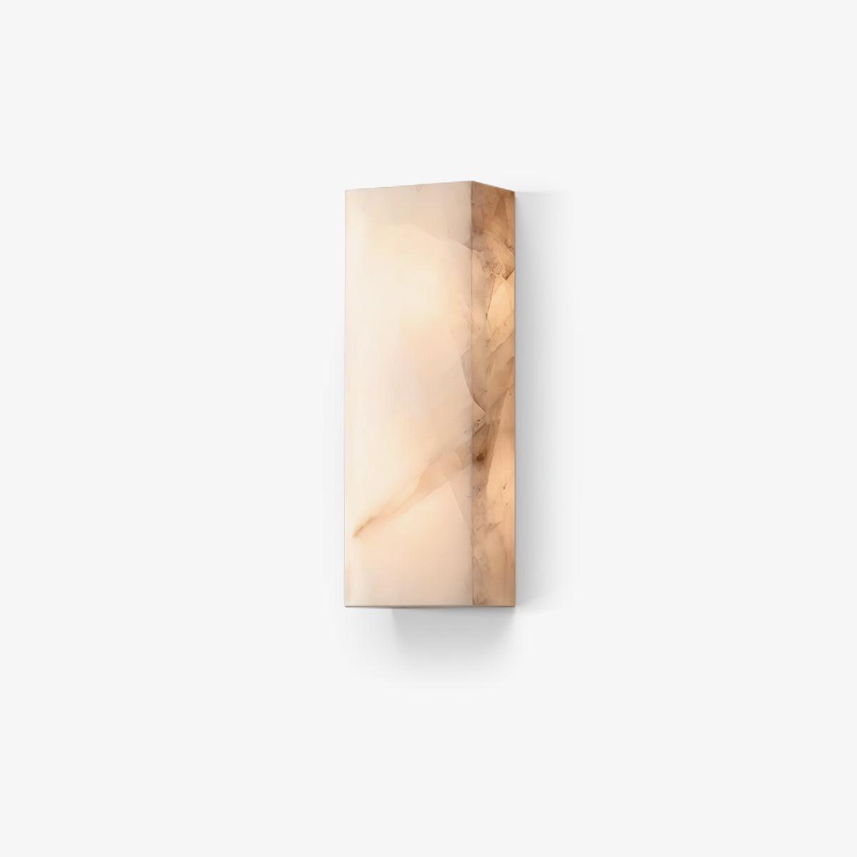 Alabaster Wall Sconce | Natural Semi-Translucent Stone | Set of 2