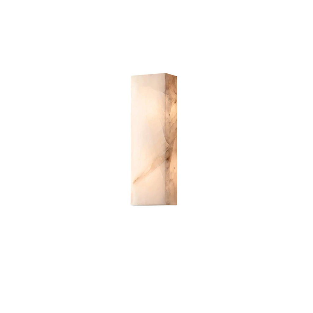 Alabaster Wall Sconce | Natural Semi-Translucent Stone | Set of 2