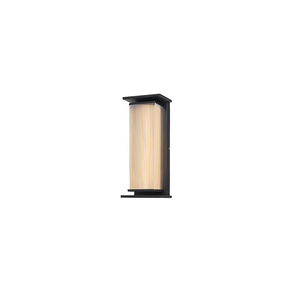 Rectangular Outdoor Wall Lamp | Stainless Steel & Acrylic | Set of 2