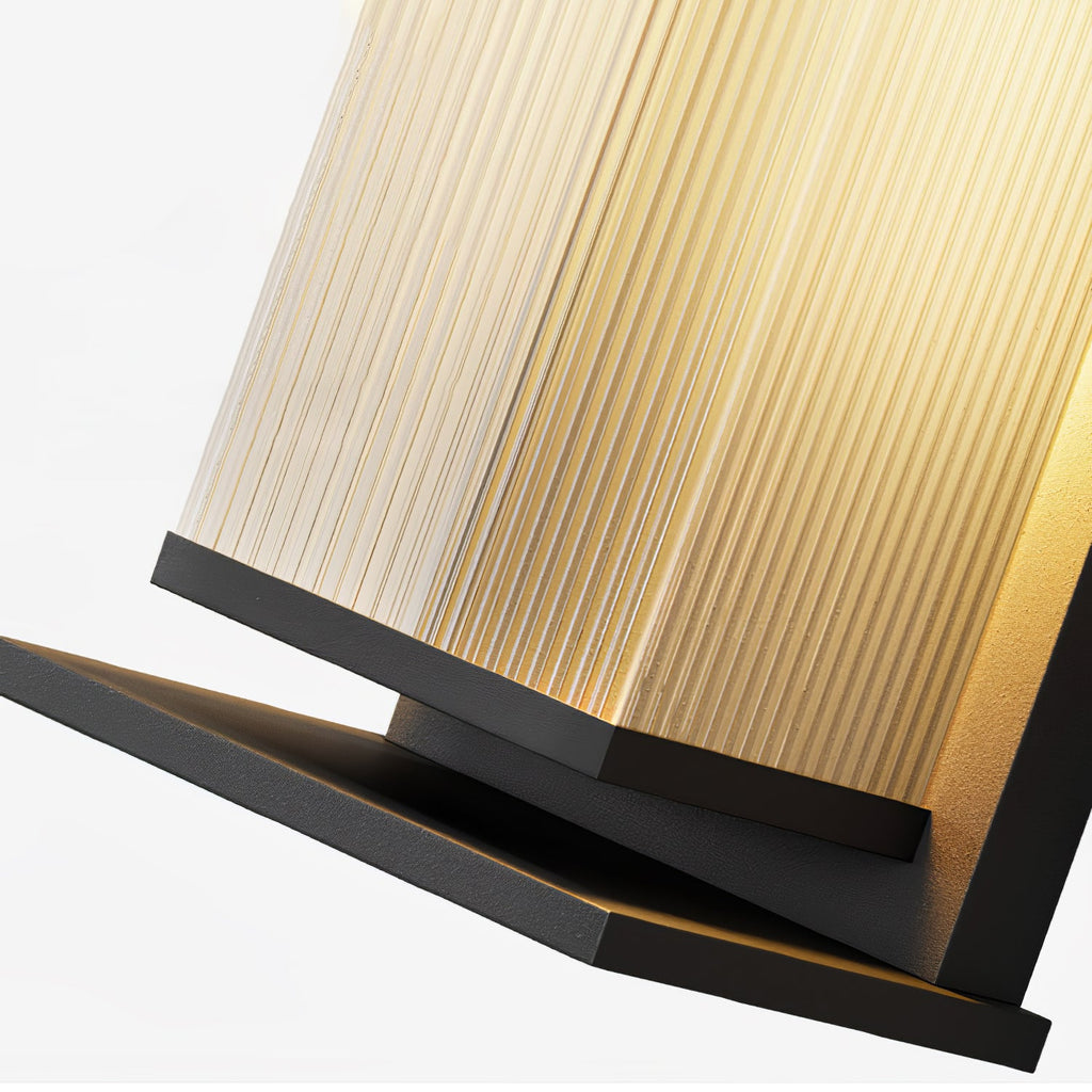 Rectangular Outdoor Wall Lamp | Stainless Steel & Acrylic | Set of 2