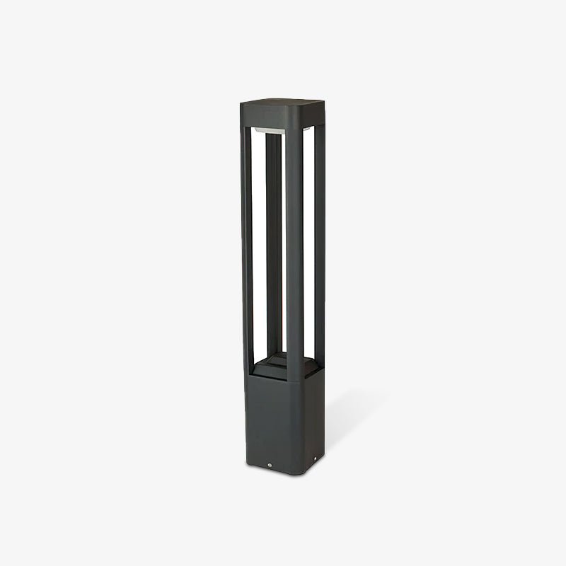LED Outdoor Bollard Light | Die-Cast Aluminum | Black | 30cm, 60cm, 80cm Options
