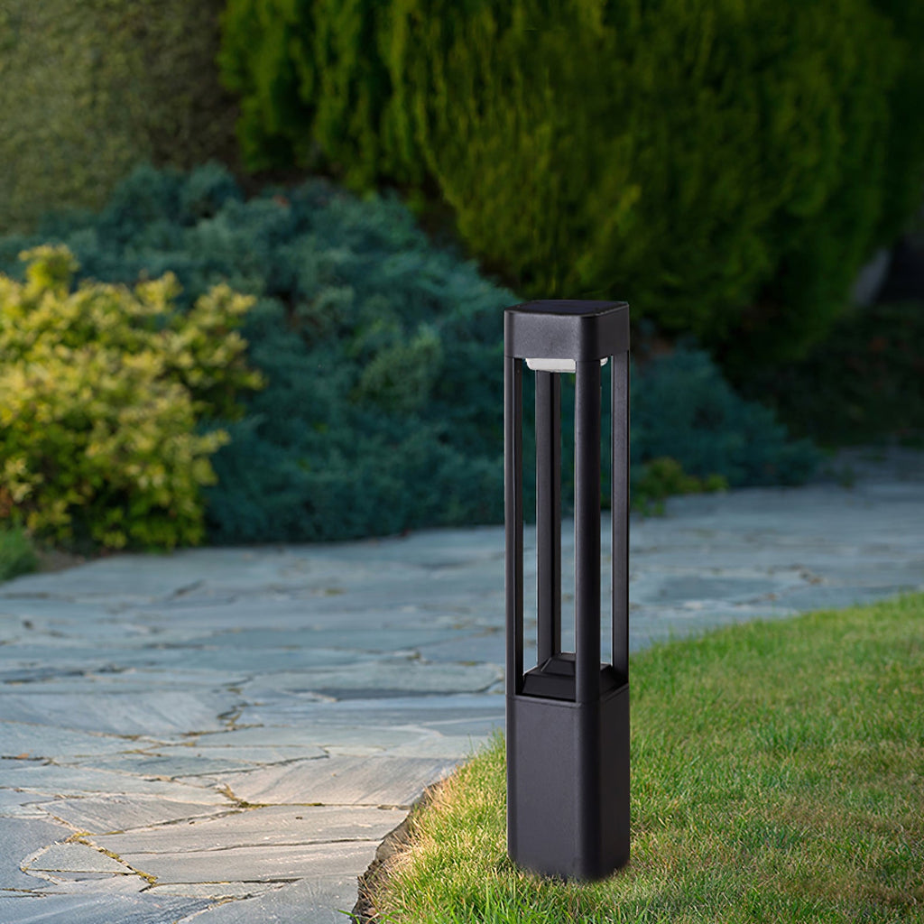LED Outdoor Bollard Light | Die-Cast Aluminum | Black | 30cm, 60cm, 80cm Options