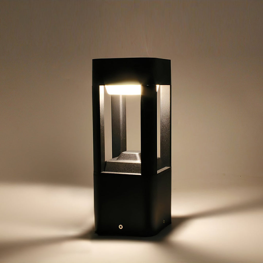 LED Outdoor Bollard Light | Die-Cast Aluminum | Black | 30cm, 60cm, 80cm Options