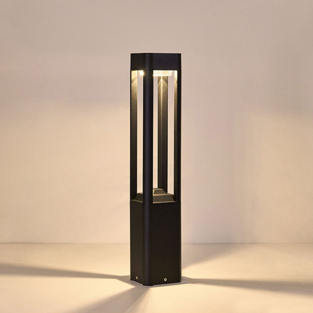 LED Outdoor Bollard Light | Die-Cast Aluminum | Black | 30cm, 60cm, 80cm Options