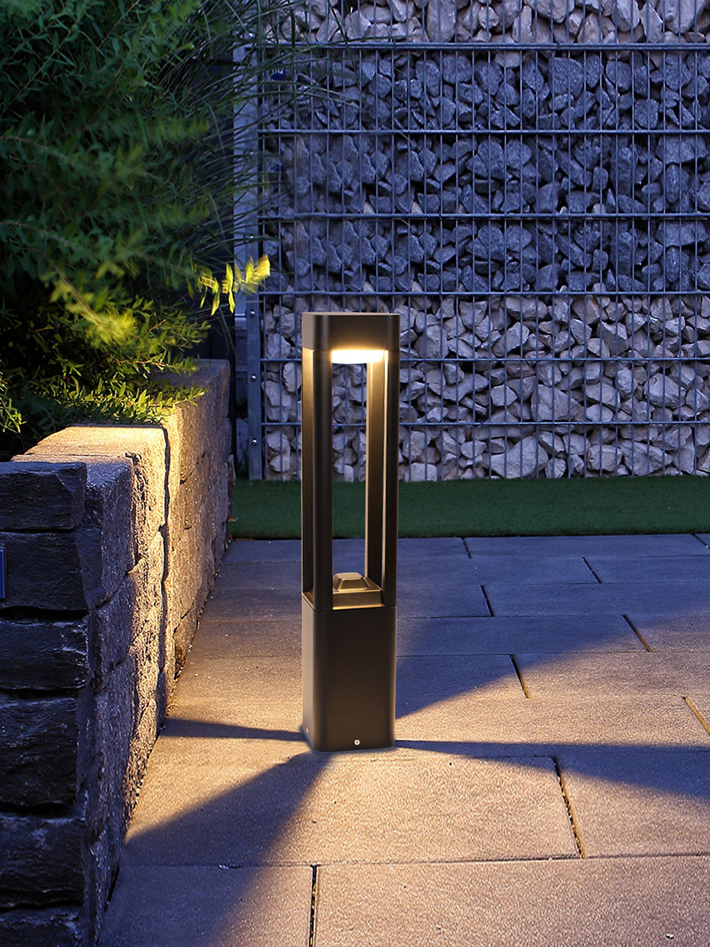LED Outdoor Bollard Light | Die-Cast Aluminum | Black | 30cm, 60cm, 80cm Options