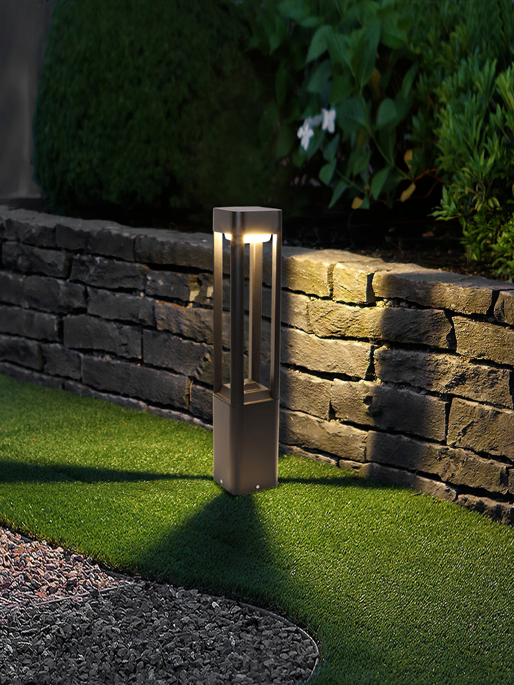 LED Outdoor Bollard Light | Die-Cast Aluminum | Black | 30cm, 60cm, 80cm Options