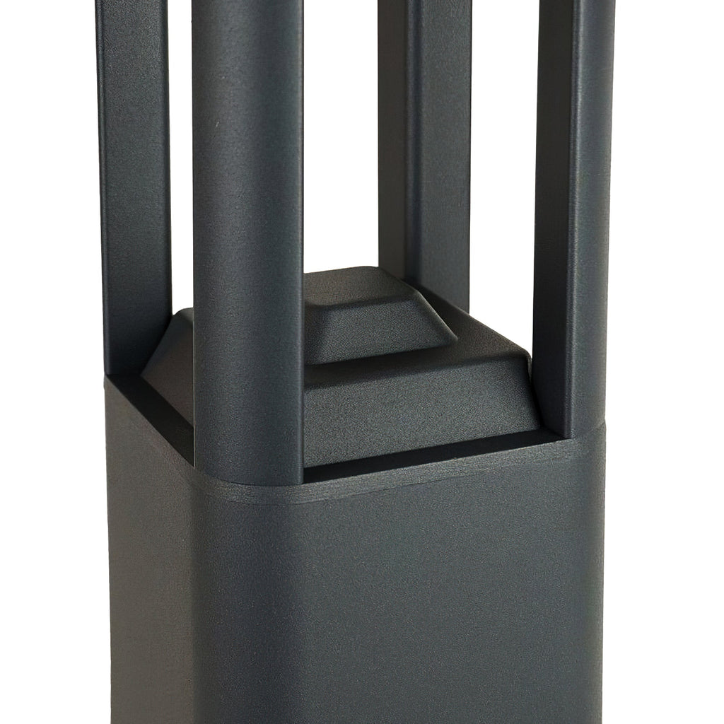 LED Outdoor Bollard Light | Die-Cast Aluminum | Black | 30cm, 60cm, 80cm Options
