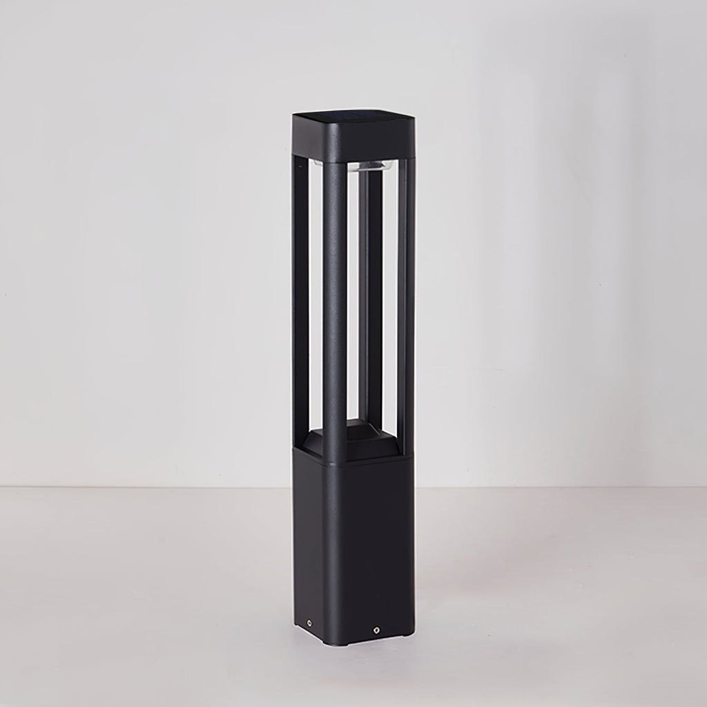 LED Outdoor Bollard Light | Die-Cast Aluminum | Black | 30cm, 60cm, 80cm Options