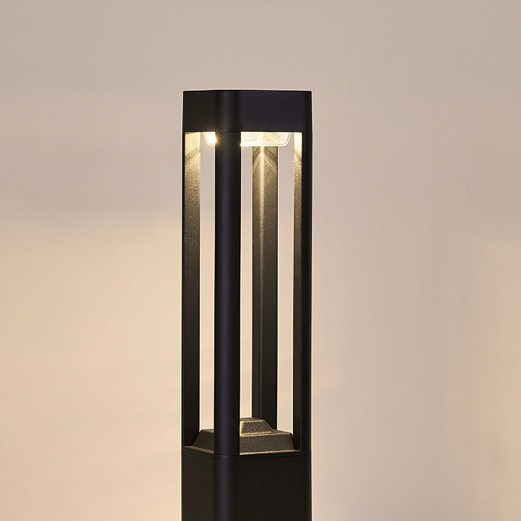 LED Outdoor Bollard Light | Die-Cast Aluminum | Black | 30cm, 60cm, 80cm Options