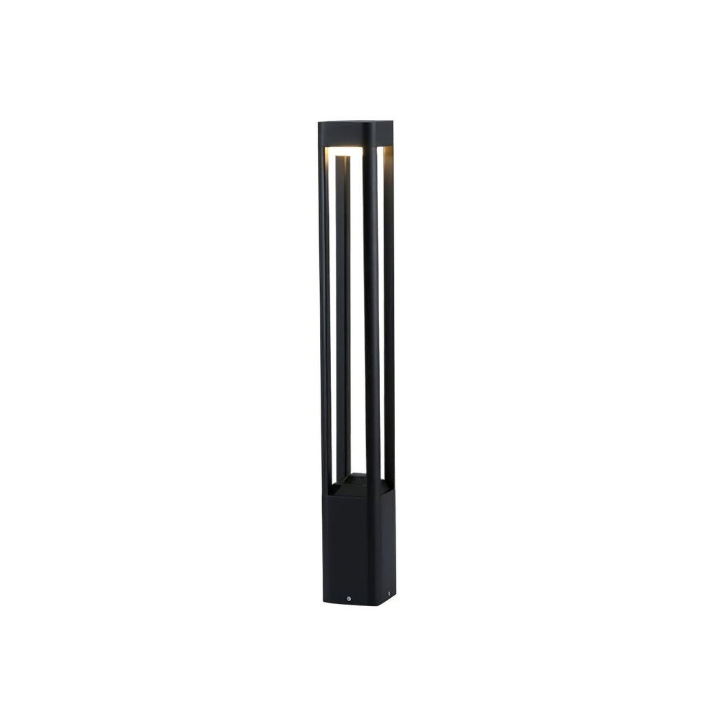 LED Outdoor Bollard Light | Die-Cast Aluminum | Black | 30cm, 60cm, 80cm Options