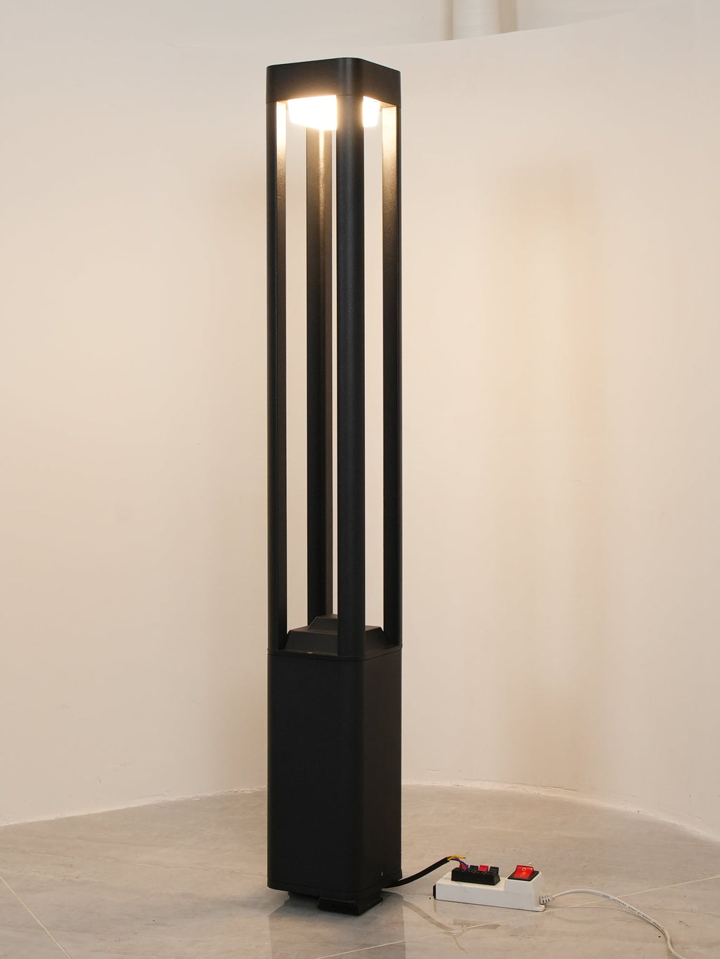 LED Outdoor Bollard Light | Die-Cast Aluminum | Black | 30cm, 60cm, 80cm Options