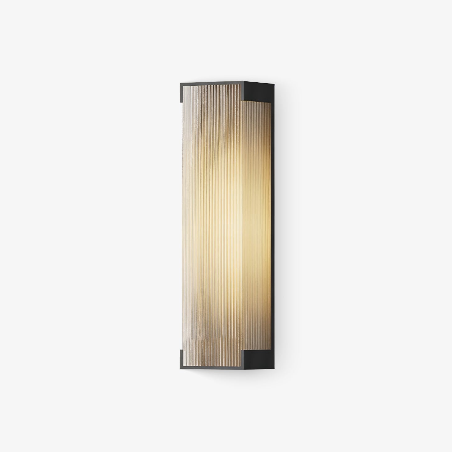 Solar Outdoor Wall Light | Black Stainless Steel | Remote Control, 8-10 Hours Illumination