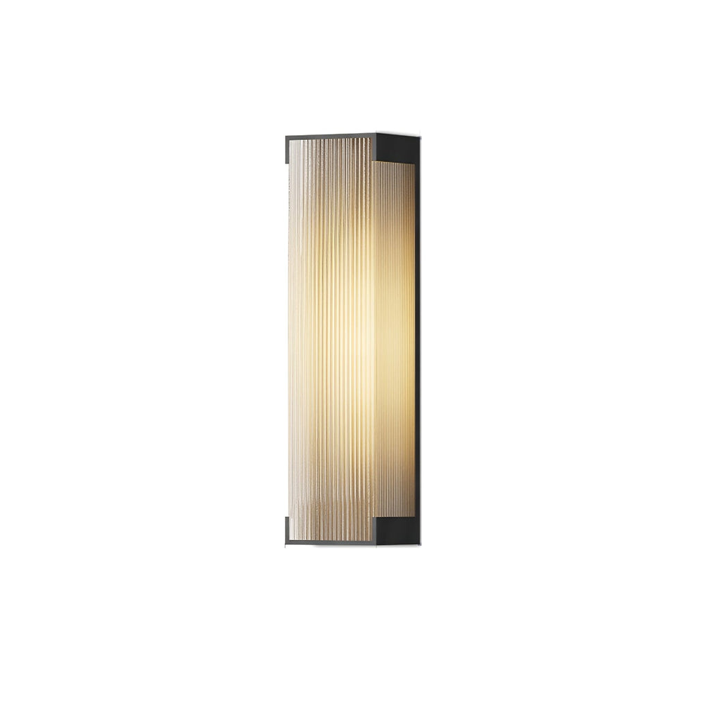 Solar Outdoor Wall Light | Black Stainless Steel | Remote Control, 8-10 Hours Illumination