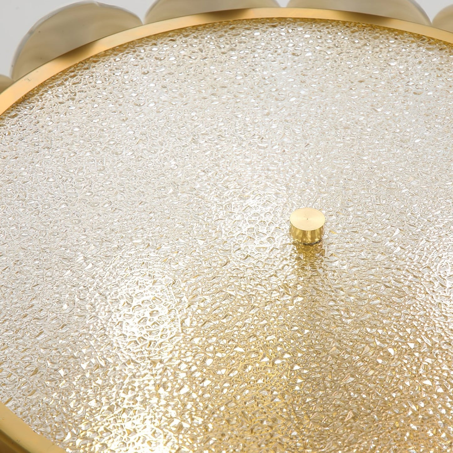 Flower Cluster Ceiling Lamp | Frosted Glass & Gold Finish | 42cm/52cm