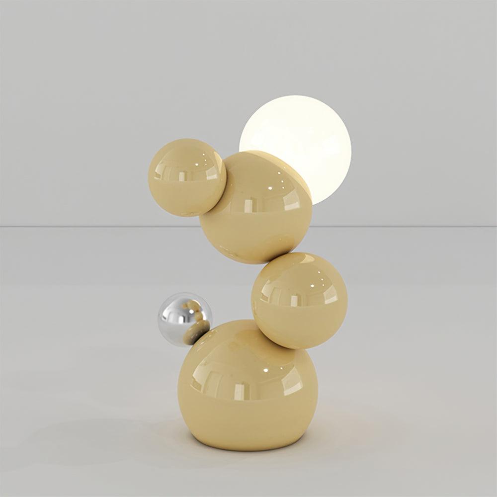 Regina Table Lamp | Metal | White & Yellow Finish