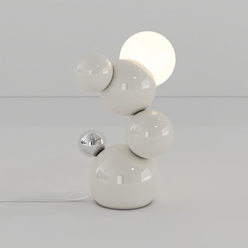Regina Table Lamp | Metal | White & Yellow Finish