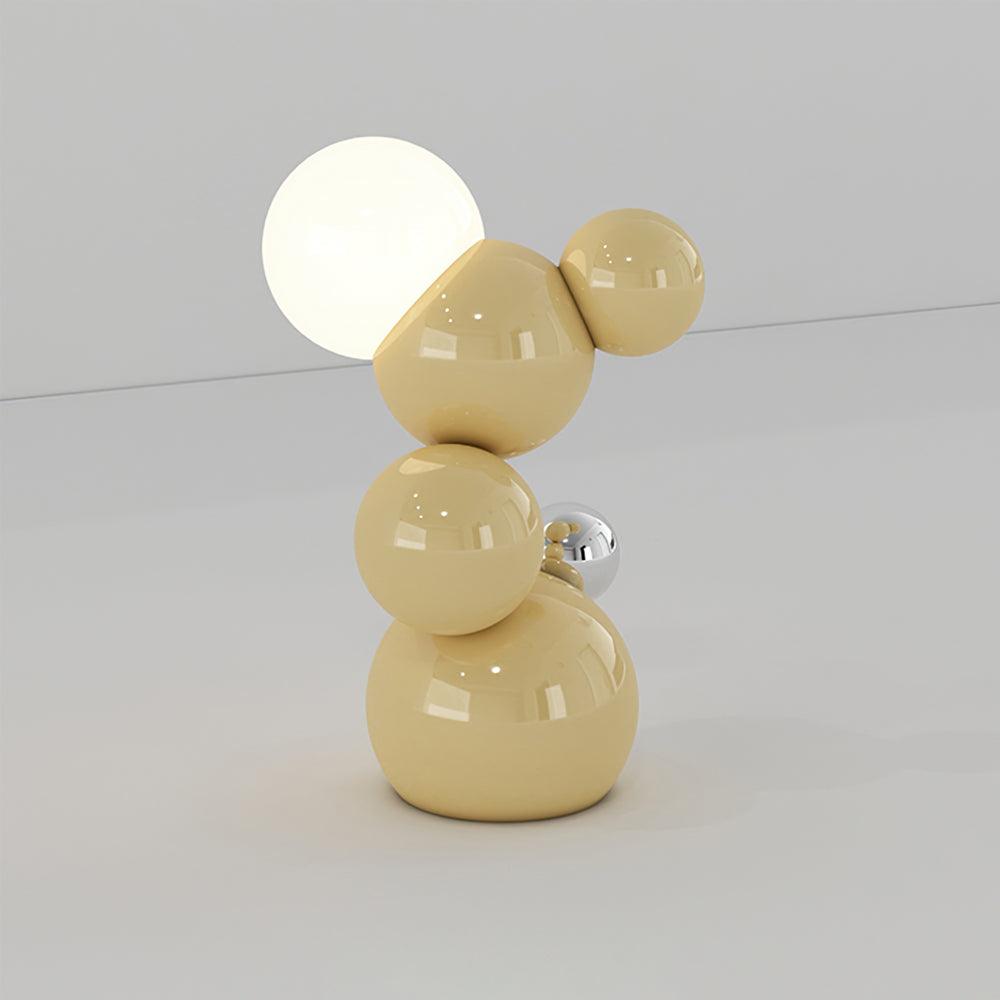 Regina Table Lamp | Metal | White & Yellow Finish