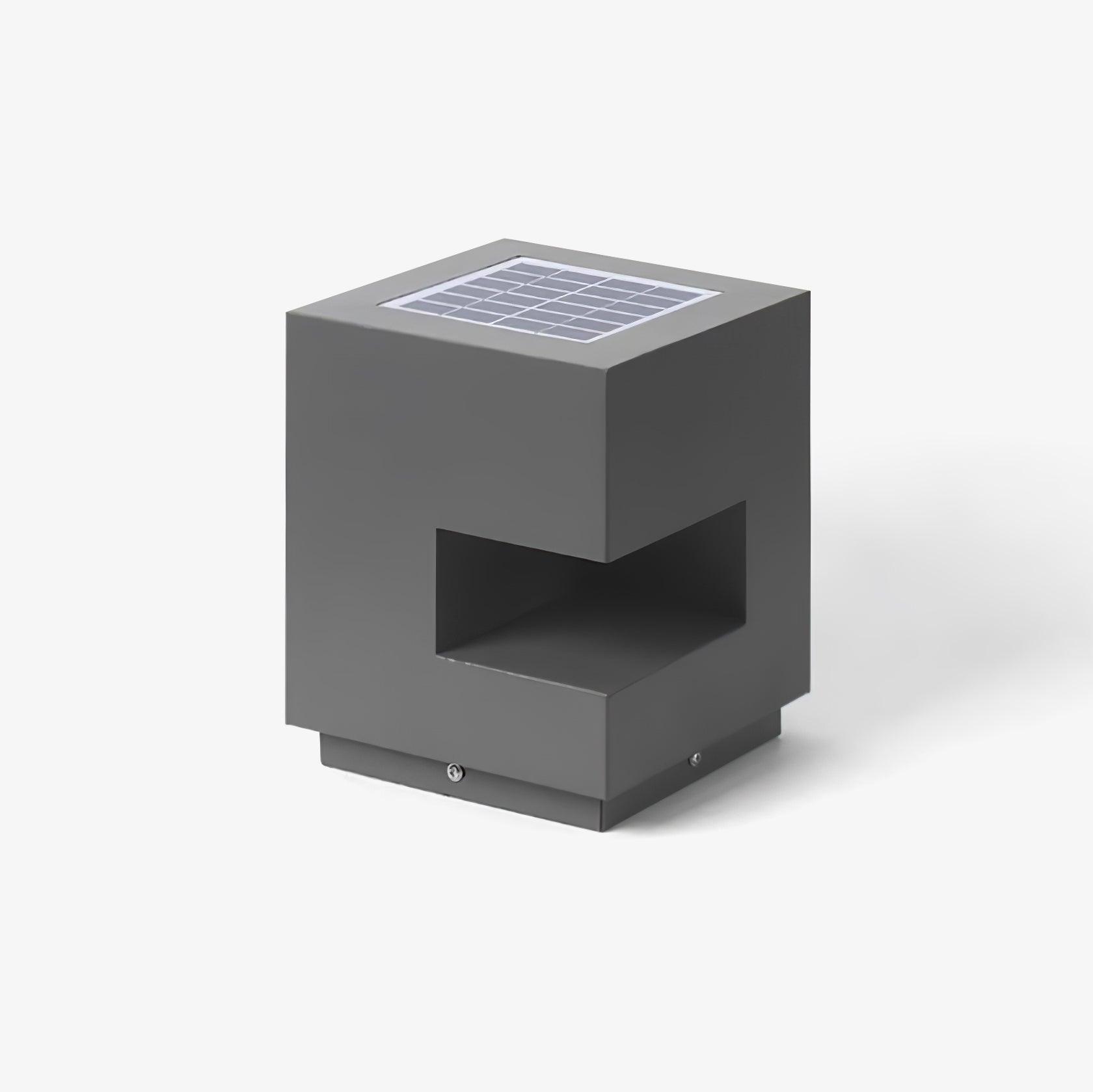Outdoor Post Light | Waterproof Metal & Acrylic | Black