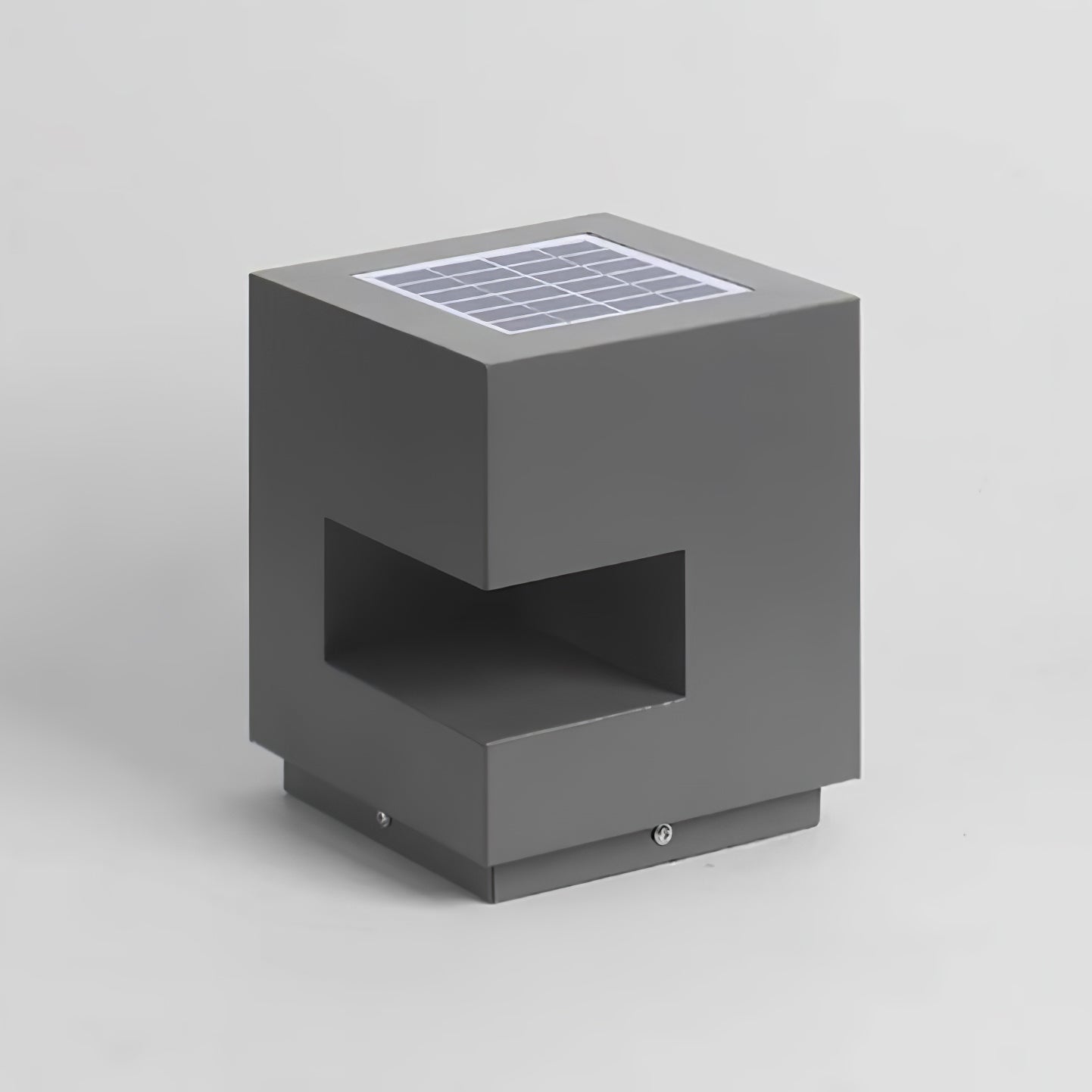 Outdoor Post Light | Waterproof Metal & Acrylic | Black