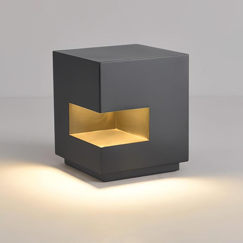 Outdoor Post Light | Waterproof Metal & Acrylic | Black