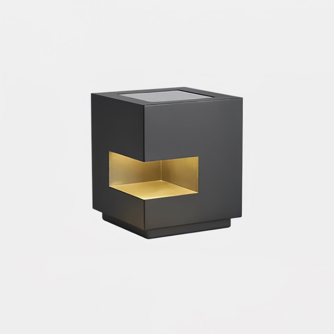 Outdoor Post Light | Waterproof Metal & Acrylic | Black