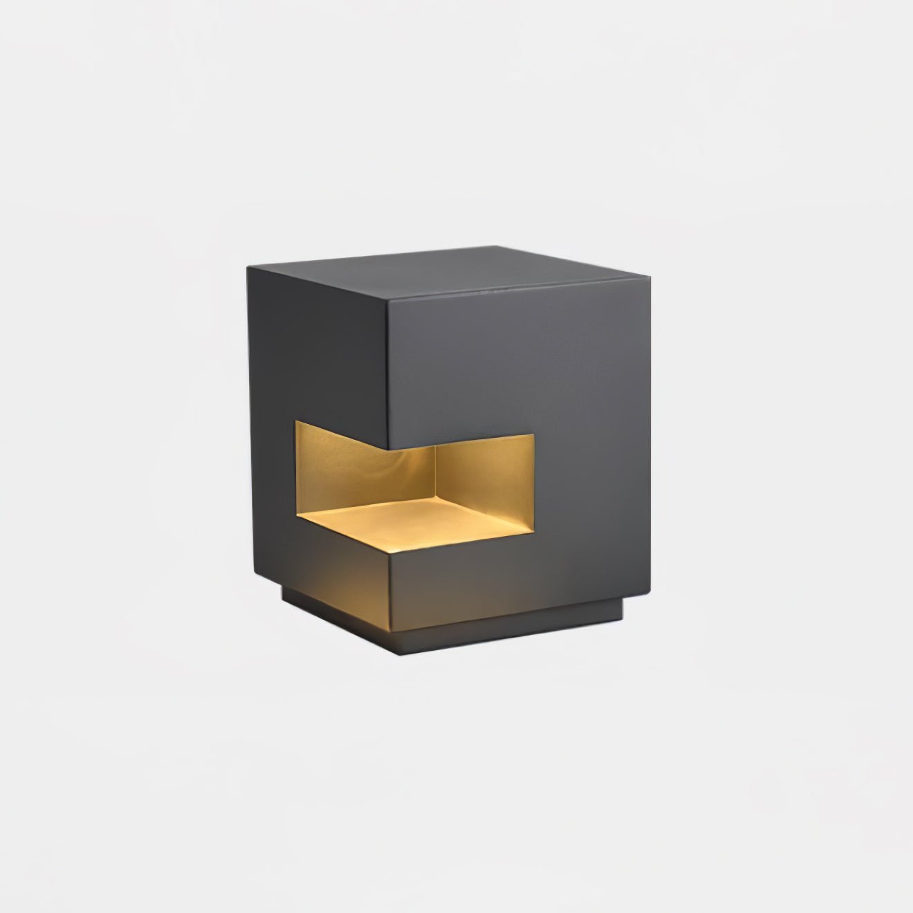 Outdoor Post Light | Waterproof Metal & Acrylic | Black