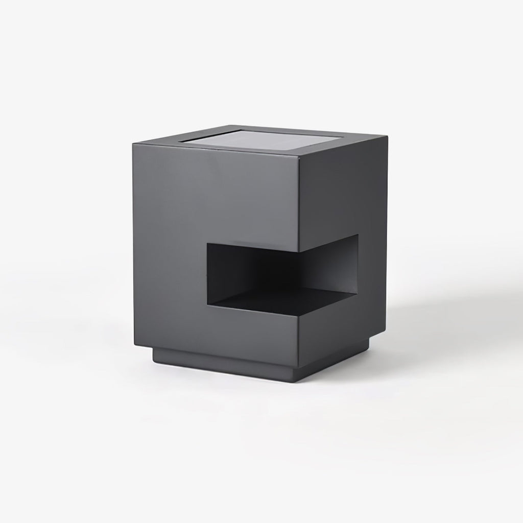 Outdoor Post Light | Waterproof Metal & Acrylic | Black