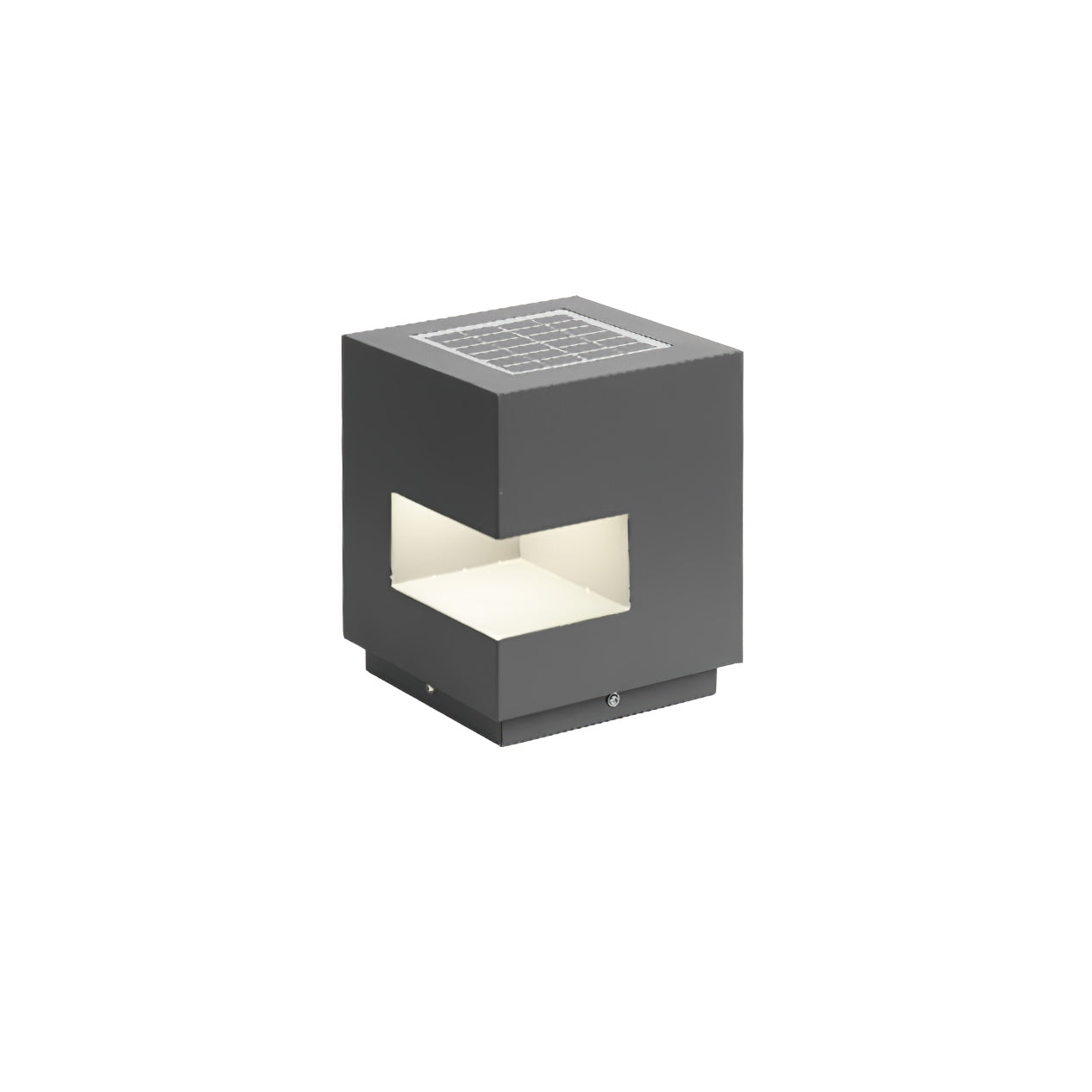 Outdoor Post Light | Waterproof Metal & Acrylic | Black