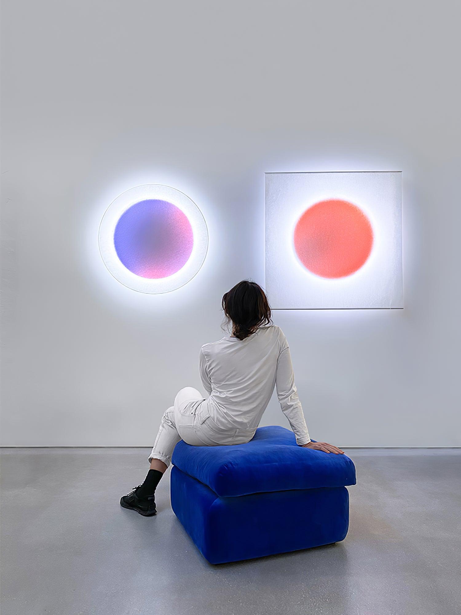Wall Light Set | Metal & Paper | Warm White LED | 2 Pack