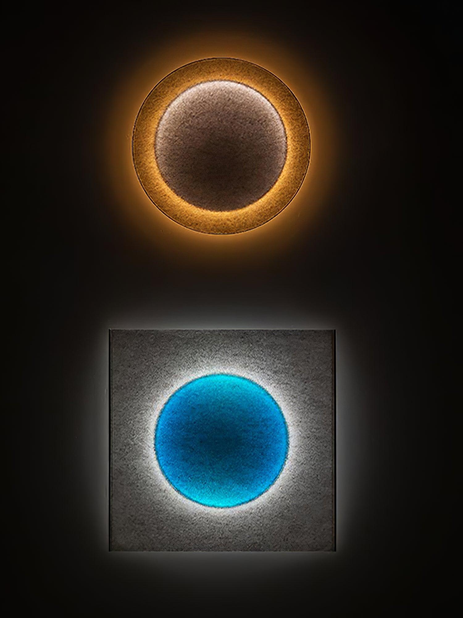 Wall Light Set | Metal & Paper | Warm White LED | 2 Pack