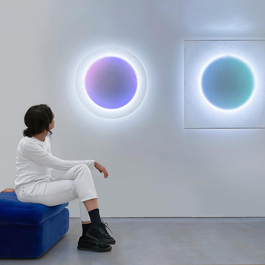 Wall Light Set | Metal & Paper | Warm White LED | 2-Pack
