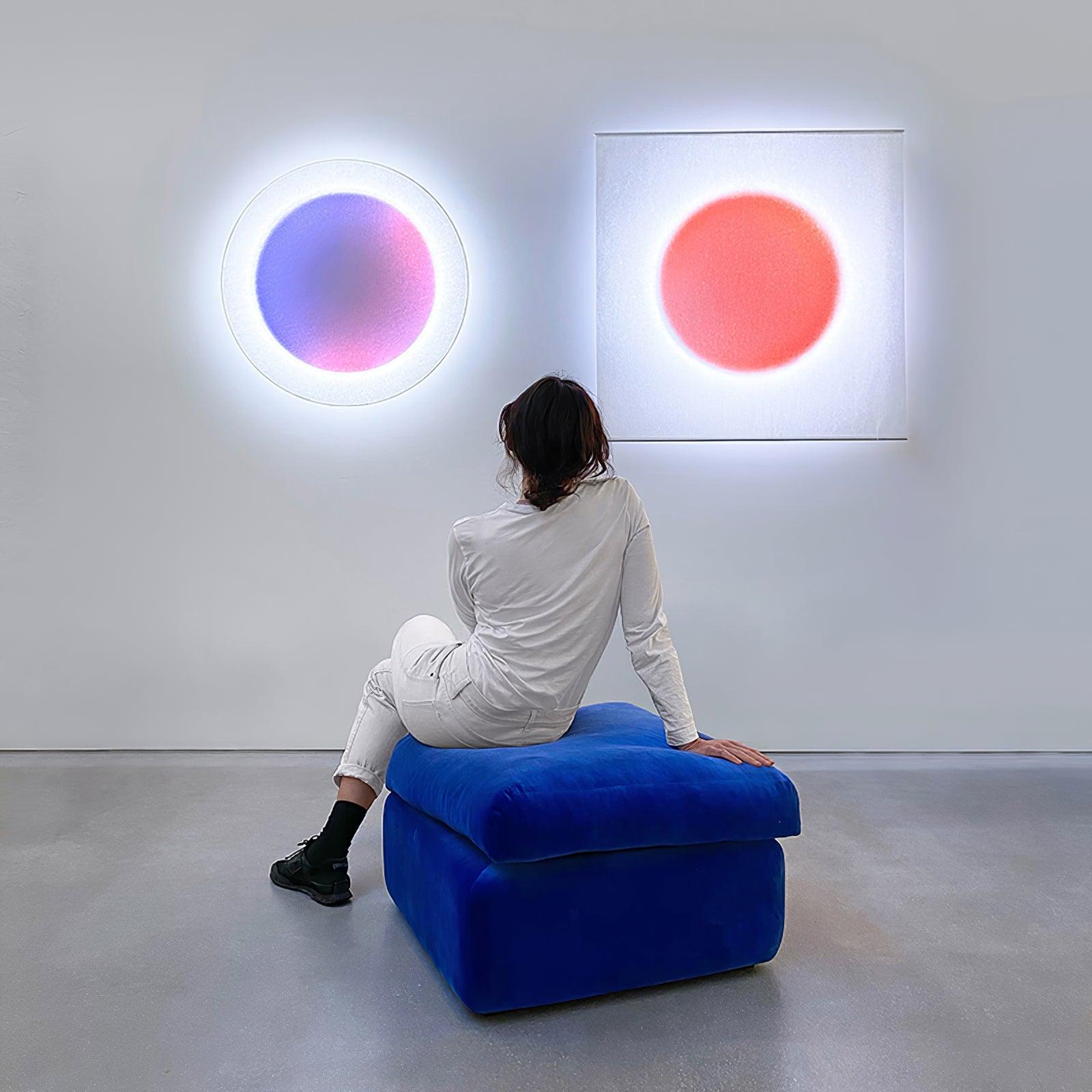 Wall Light Set | Metal & Paper | Warm White LED | 2 Pack