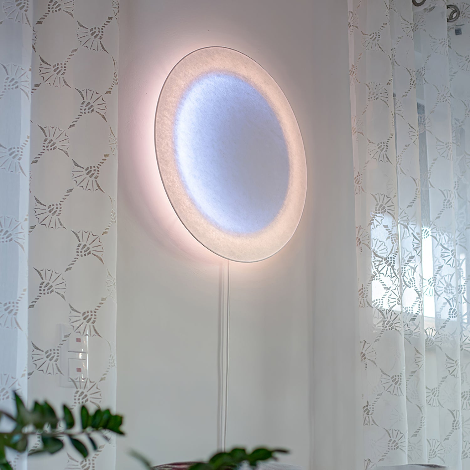 Wall Light Set | Metal & Paper | Warm White LED | 2-Pack