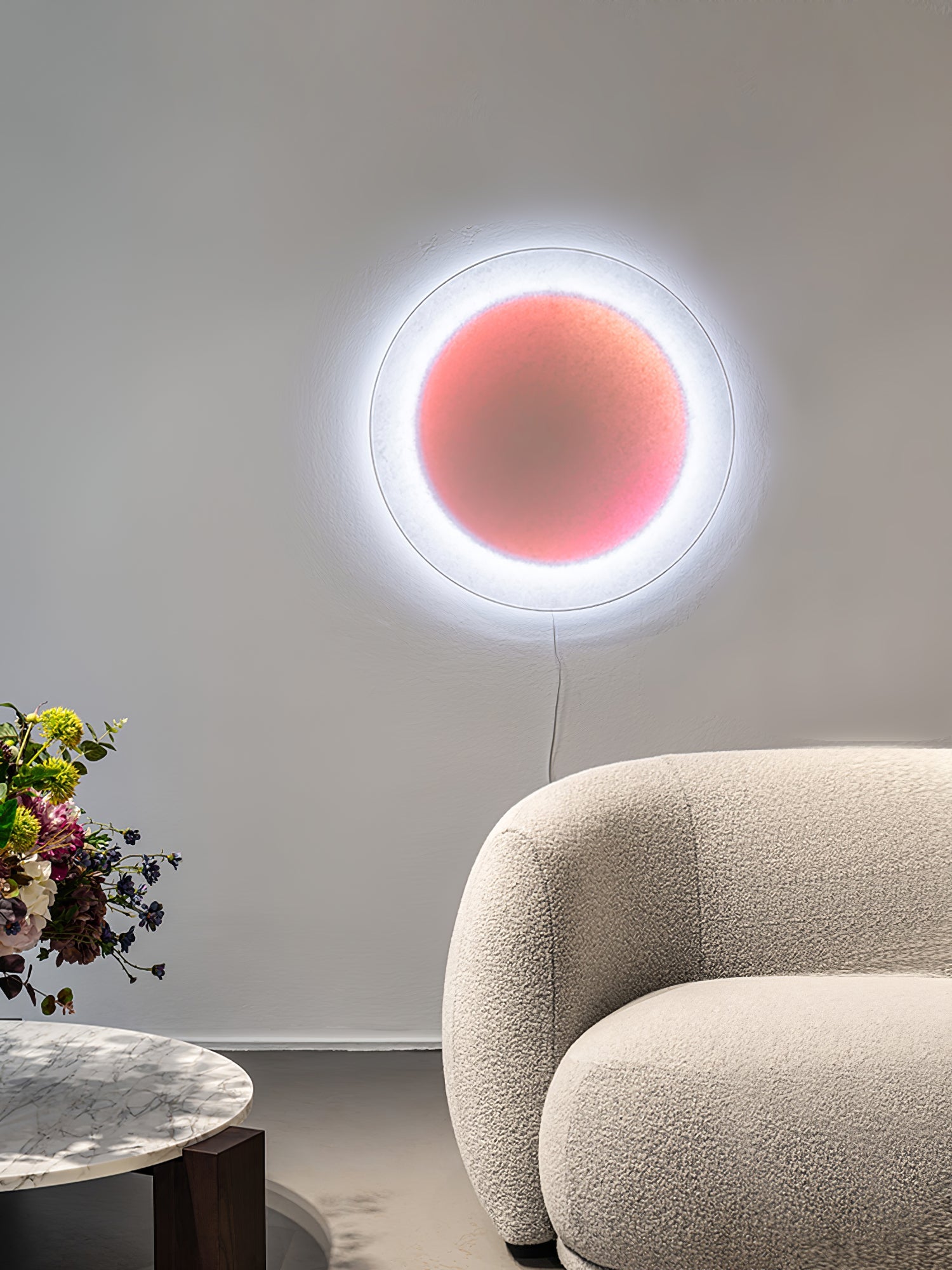Wall Light Set | Metal & Paper | Warm White LED | 2 Pack