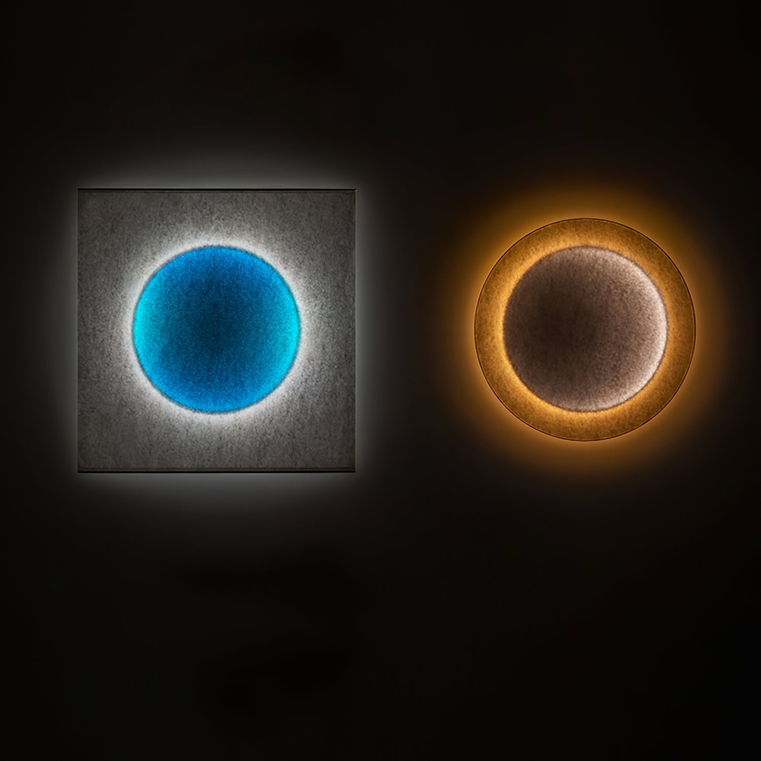 Wall Light Set | Metal & Paper | Warm White LED | 2-Pack