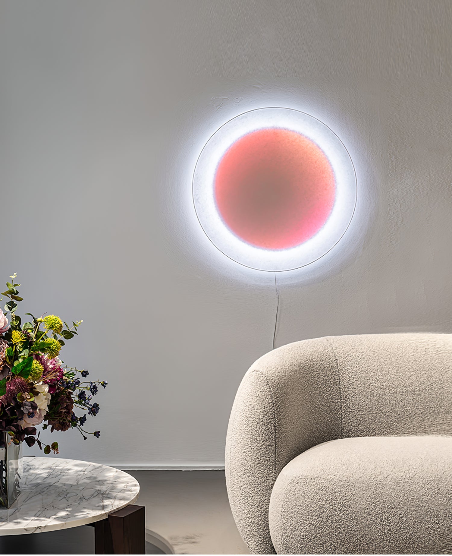 Wall Light Set | Metal & Paper | Warm White LED | 2-Pack