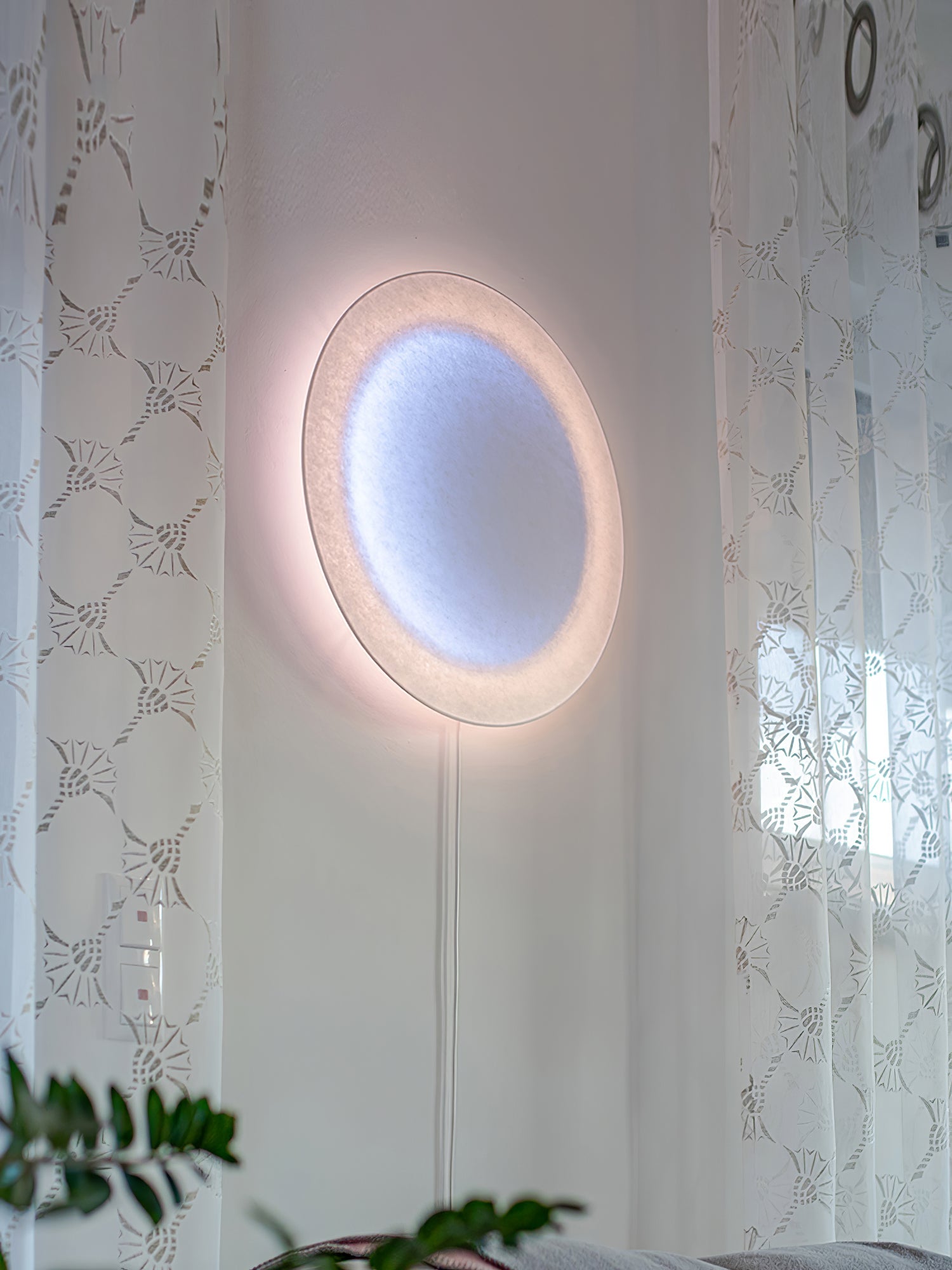 Wall Light Set | Metal & Paper | Warm White LED | 2 Pack
