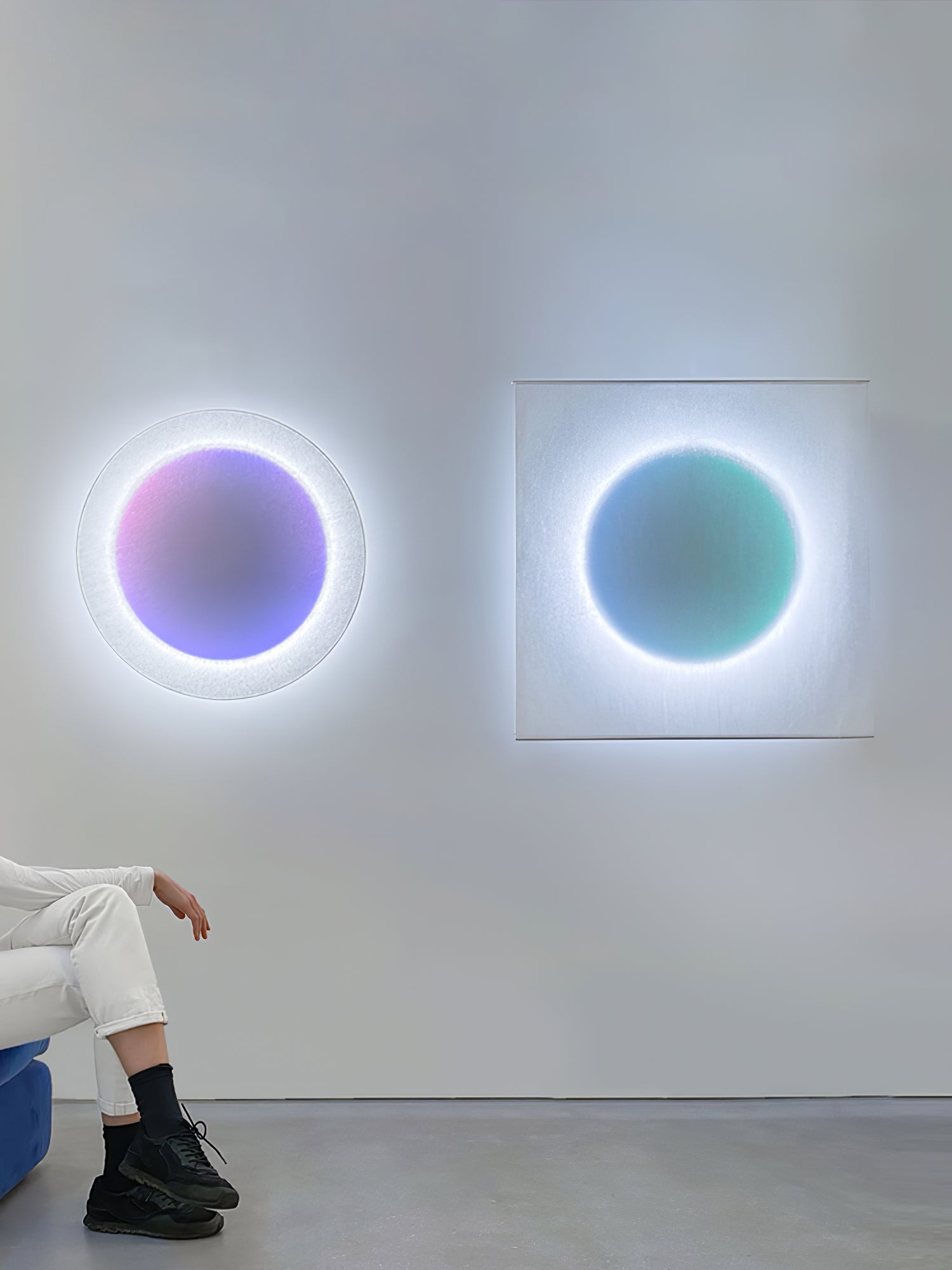 Wall Light Set | Metal & Paper | Warm White LED | 2 Pack