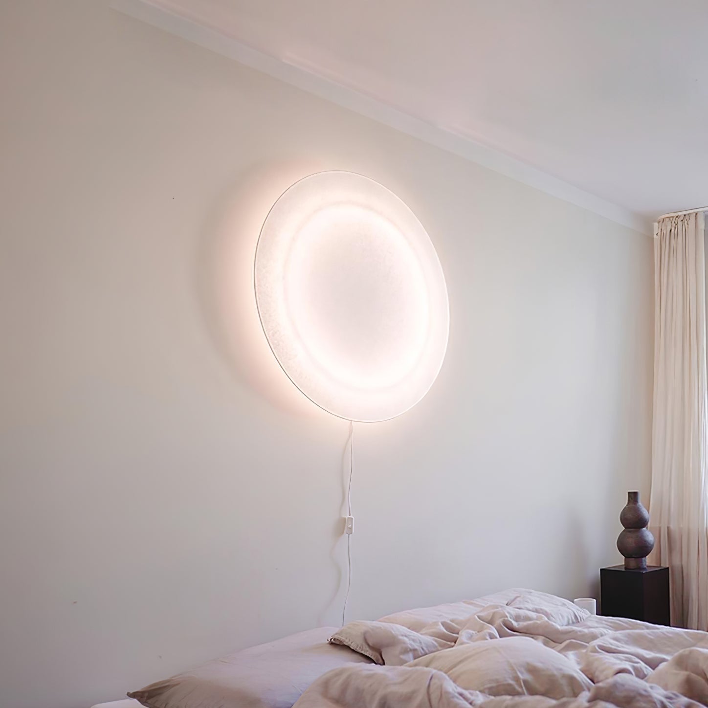 Wall Light Set | Metal & Paper | Warm White LED | 2 Pack