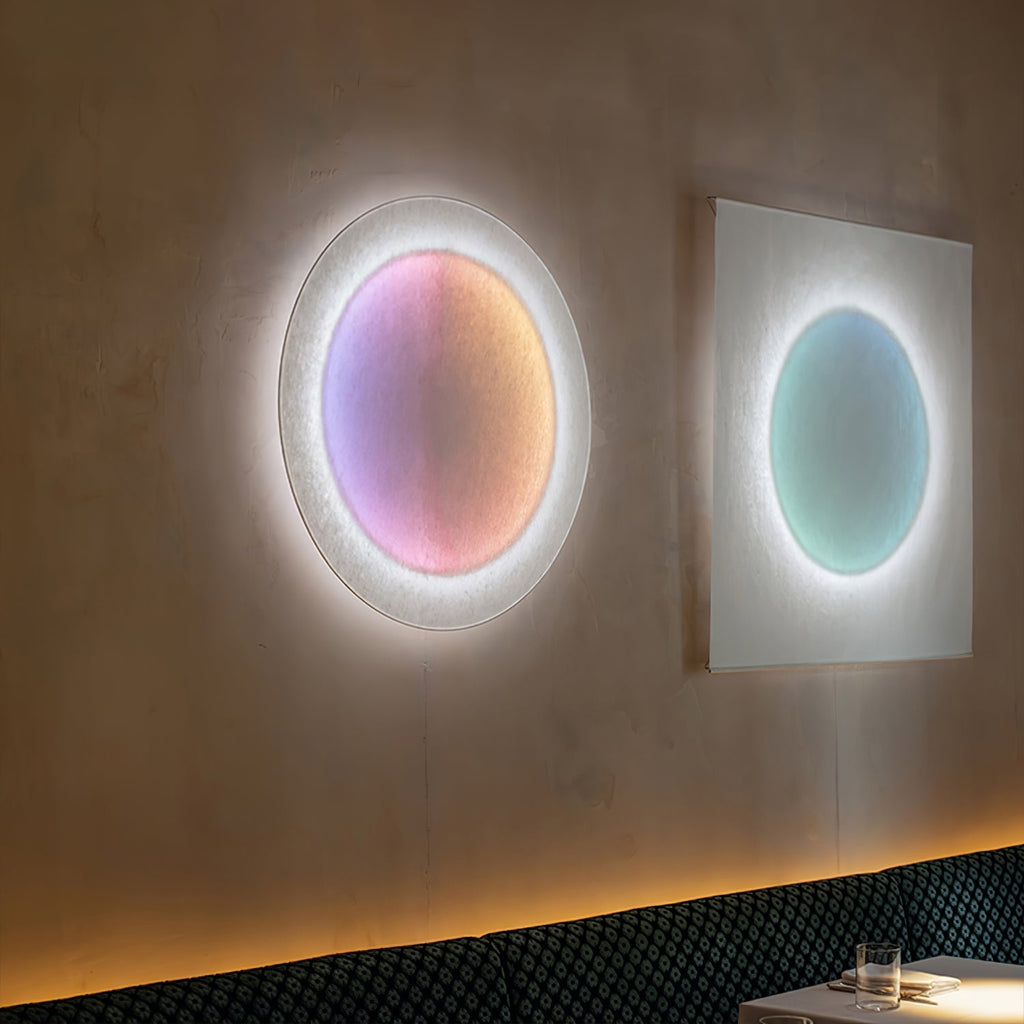 Wall Light Set | Metal & Paper | Warm White LED | 2 Pack