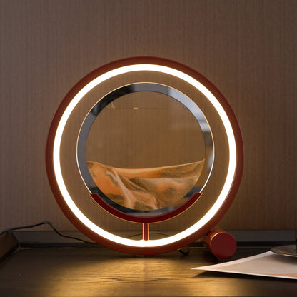 Sand Table Lamp | Metal & Glass | Black, White, Red, Blue