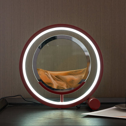 Sand Table Lamp | Metal & Glass | Black, White, Red, Blue