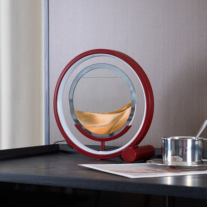 Sand Table Lamp | Metal & Glass | Black, White, Red, Blue