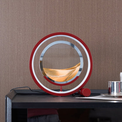 Sand Table Lamp | Metal & Glass | Black, White, Red, Blue