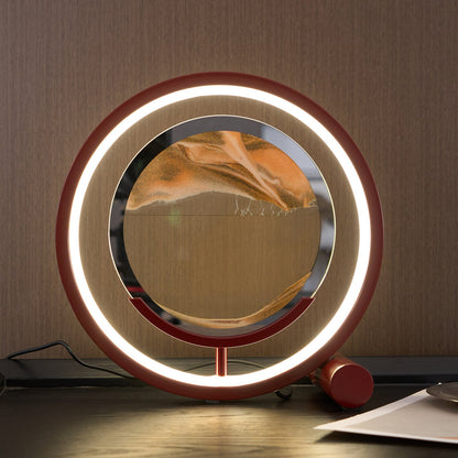 Sand Table Lamp | Metal & Glass | Black, White, Red, Blue