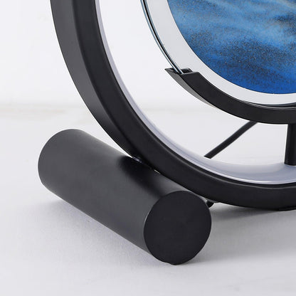Sand Table Lamp | Metal & Glass | Black, White, Red, Blue
