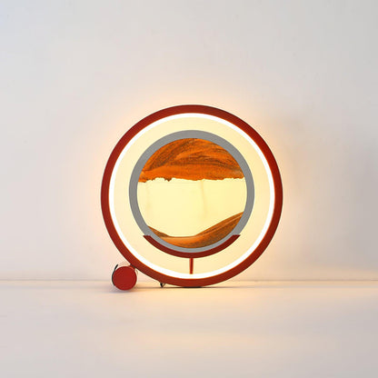 Sand Table Lamp | Metal & Glass | Black, White, Red, Blue